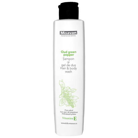 ÎNGRIJIRE PERSONALĂ - MISAVAN GREEN PEPPER – REZERVĂ ȘAMPON ȘI GEL DE DUȘ, parfum GREEN PEPPER, 250 ML