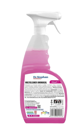 MSV DR.STEPHAN SOLUTIE CURATARE MULTISUPRAFETE CU AMONIAC FARA CLATIRE 750ML [2]