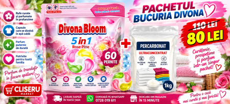 PACHET BUCURIA DIVONA ROSE CAPSULE 60 CAPSULE + 1 KG PRAF MAGIC(PERCARBONAT ULTRACONCENTRAT) [1]