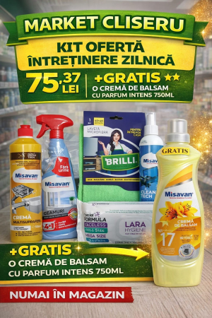 PACHETE CURATENIE - PACHET MISAVAN INTRETINEREA ZILNICA A CASEI