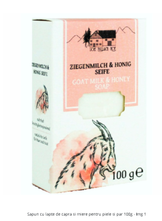 Sapun cu lapte de capra si miere 100g [2]
