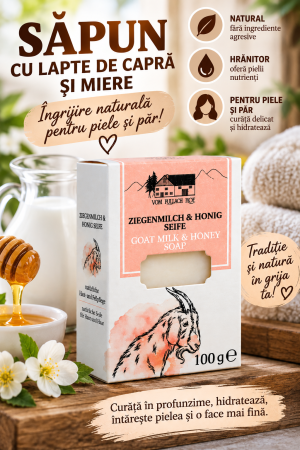 Sapun cu lapte de capra si miere 100g [1]