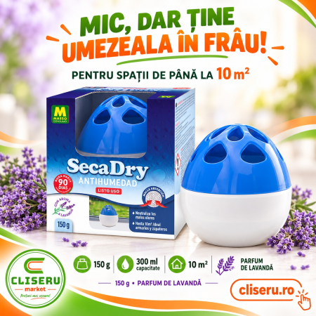 ABSORBANTI UMIDITATE - SECADRY MINI absorbant umiditate lavandă 150 g