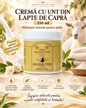 UNGUENTE TERAPEUTICE - SEN CREMA CU UNT DIN LAPTE DE CAPRA 250ML