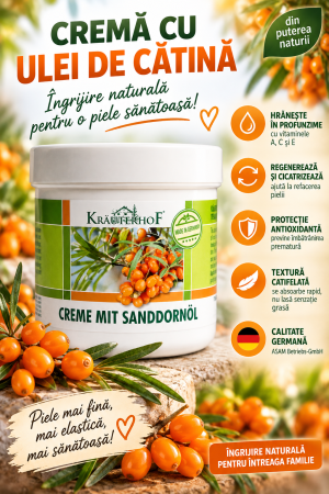 SEN KRAUTERHOF CREMA CU ULEI DIN PULPA DE CATINA 250ML [2]