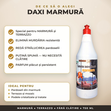 Soluție întreținere marmură DAXI profesional – 750 ml [2]