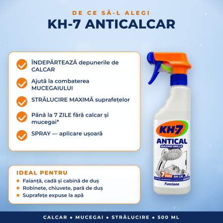 Spray anticalcar baie KH-7 strălucire maximă – 500 ml [2]