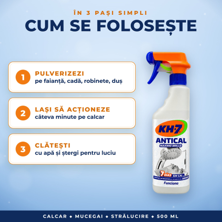 Spray anticalcar baie KH-7 strălucire maximă – 500 ml [1]