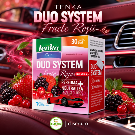 Odorizant auto Tenka Duo System Fructe Roșii [1]