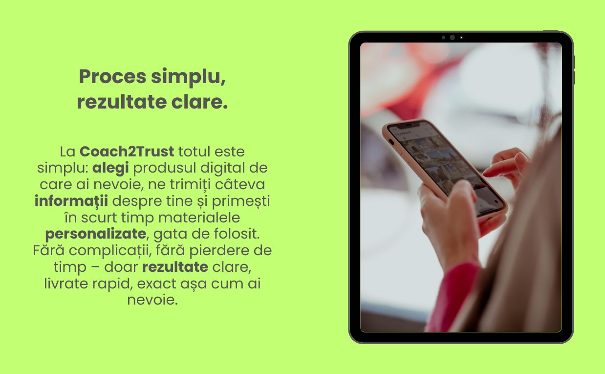 Proces simplu. Rezultate clare.