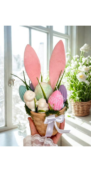 Cos cu oua si iepuras