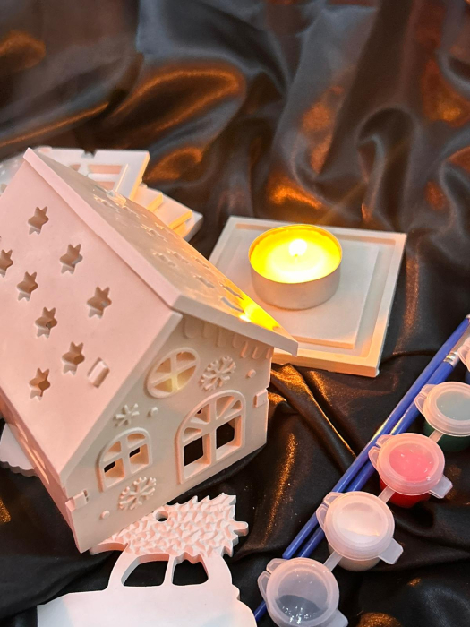 Set Creativ Casuta din ceramica - pentru pictat [2]