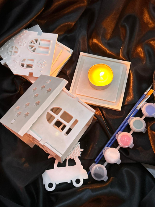 Set Creativ Casuta din ceramica - pentru pictat [3]