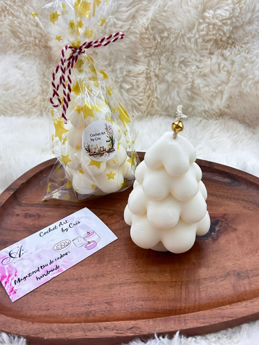 Lumanare bradut din ceara de soia [2]