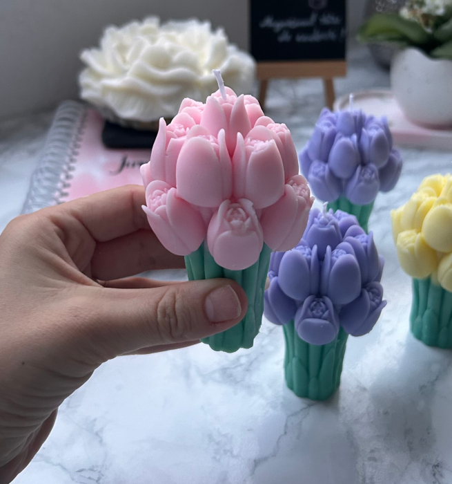 Lumanare Buchet de Lalele [3]