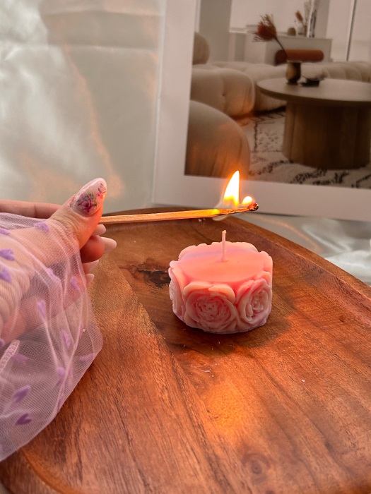 Lumanare Trandafir [2]