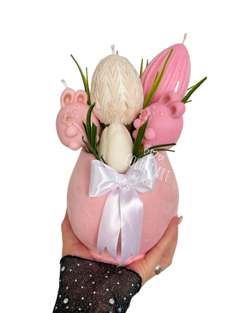 Paste - Aranjament pentru masa de Paste cu oua si Lalele