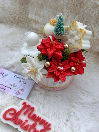 Craciun - Aranjament Iarna Carusel cu Craciunite - cadoul perfect