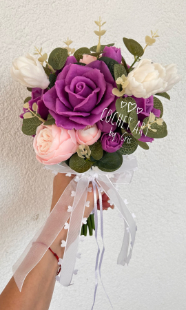 Aranjamente flori din sapun - Buchet flori sapun-Trandafiri