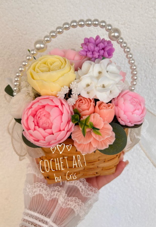 Cosulet cu flori din sapun [1]