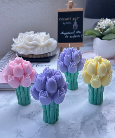 Lumanare Buchet de Lalele [1]