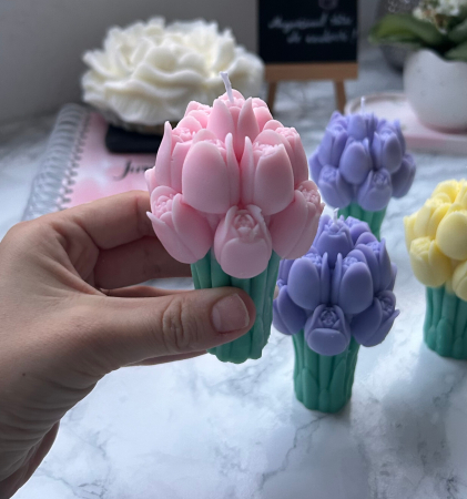 Lumanare Buchet de Lalele [2]