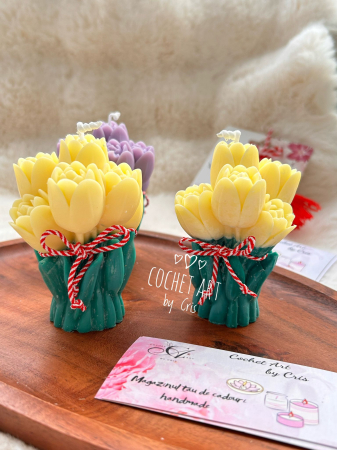 Martisor - Lumanare Buchețel Floral