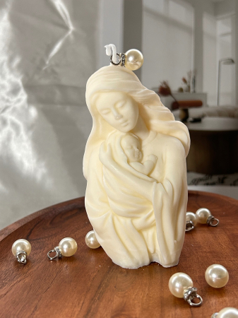 Lumanari artizanale - Lumanare Fecioara si pruncul