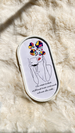 Obiecte ceramica - Tavita ceramica creioane colorate