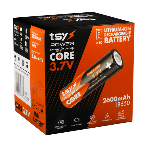 Acumulator Core Lithium-Ion 18650, 3.7V, 2600mAh TSY-CORE-2600 [6]