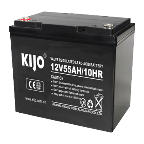 Acumulator Pb-acid AGM Deep Cycle, 12V, 55Ah, conector M6 - KIJO JM12-55 [2]