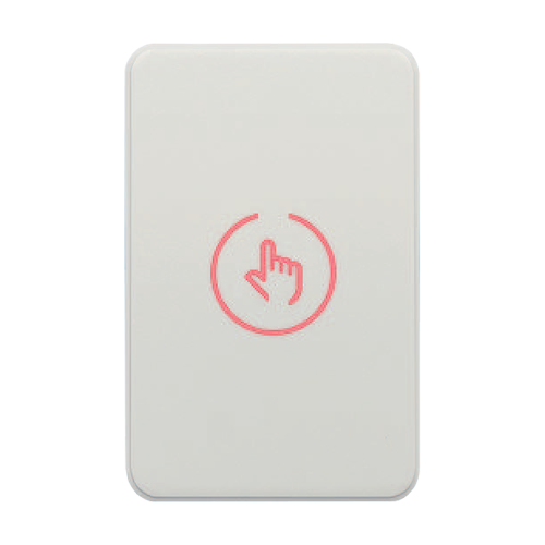 Buton de iesire Touch, plastic alb, montaj aparent, 12-24 Vcc, NO-NC-COM, LED, 86 x 55 mm CSB-86-P1 [2]
