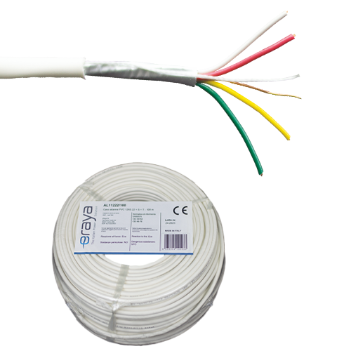 Cablu de alarma 4 fire ecranate, cupru integral, 100m - eRaya AL10422-100 [2]