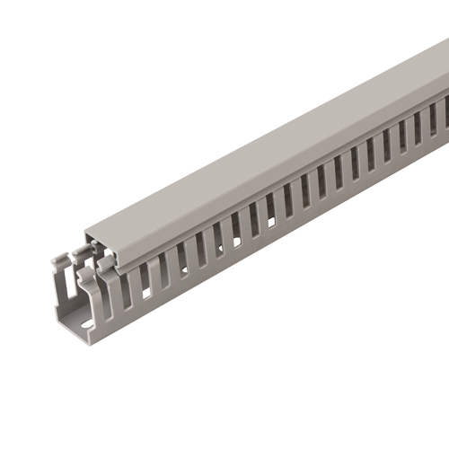Canal cablu perforat 40x40 mm, cu capac, 2m - DLX PVCP-407-40 [5]