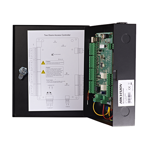 Centrala de control acces pentru 2 usi bidirectionala, conexiune TCP/IP - HIKVISION DS-K2802 [7]