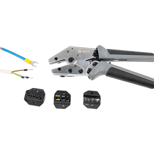 Cleste profesional de sertizare cu 3 profile interschimbabile - WKK 57818 [5]