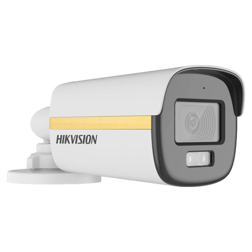 ColorVu, Dual Light - Camera analog 2MP, lentila 2.8mm, IR 40m, WL 40m, TVI/AHD/CVI/CVBS, Mic. - HIKVISION DS-2CE12DF3T-LFS-2.8mm [1]