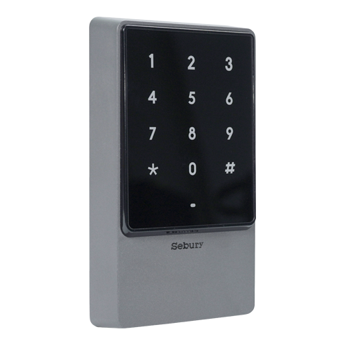 Controler stand-alone cu tastatura touch si cititor card EM 125kHz + Mifare 13.56MHz, carcasa antivandal - SEBURY SEB-sTouch2 [4]