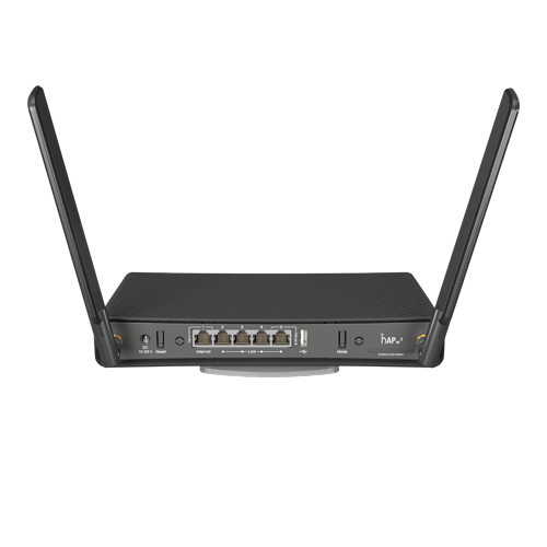 hAP acÂ³, 5 x Gigabit, 1 x PoE, 802.11b/g/n 2.4Ghz, 802.11ac 5Ghz, antene externe 3dBi 2.4GHz, 5.5dBi 5GHz - MikroTik RBD53iG-5HacD2HnD [5]