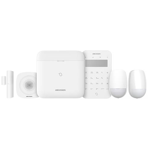 Kit alarmă wireless Hikvision AX PRO DS-PWA96-M-WE cu tastatură LCD și telecomandă [2]