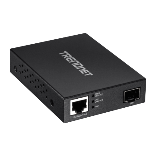 Media Convertor POE Gigabit - SFP fibra optica - TRENDnet TFC-PGSFP [3]