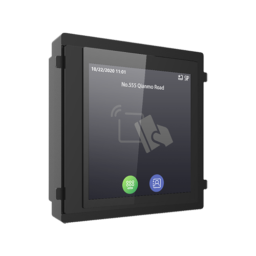 Modul afisaj IPS touch screen, 4 inch, pentru Interfon modular - HIKVISION DS-KD-TDM [4]