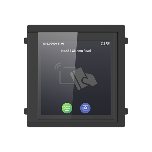Modul afisaj IPS touch screen, 4 inch, pentru Interfon modular - HIKVISION DS-KD-TDM [5]