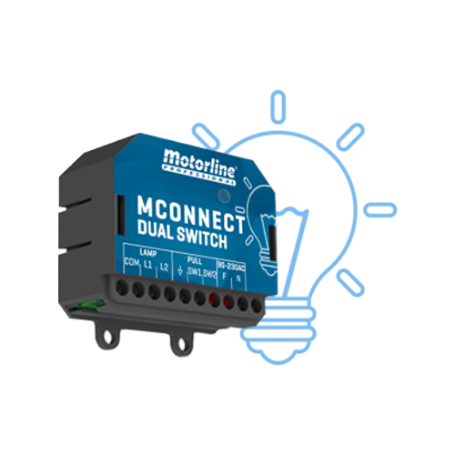 Modul comanda lumini - MOTORLINE MCONNECT-DUAL-SWITCH [3]