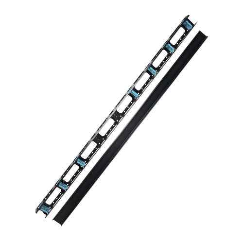 Organizator vertical cabluri, metalic, 47U - ASYTECH Networking ASY-VCM-47 [2]