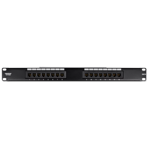Patch Panel 16 porturi RJ45 UTP, Cat6 - TRENDnet TC-P16C6 [3]