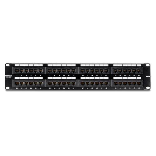 Patch Panel 48 porturi RJ45 UTP, Cat6 - TRENDnet TC-P48C6 [3]