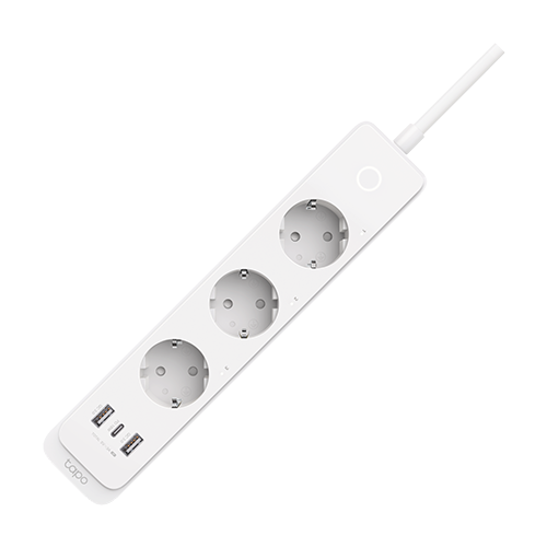Prelungitor Wi-Fi Smart, 3 prize, 1 x USB-C, 2 x USB-A - TP-Link Tapo TapoP300 [5]