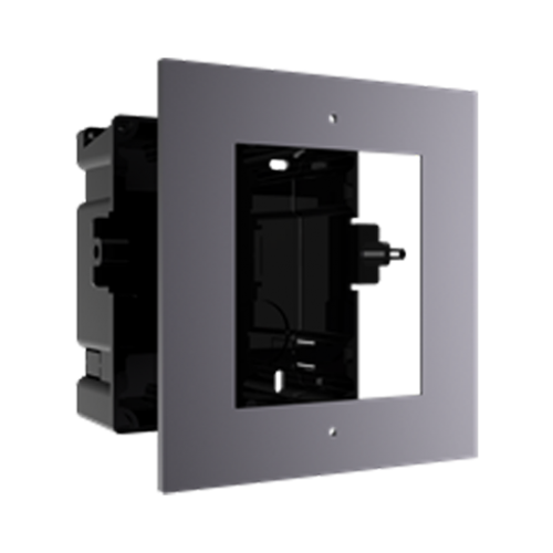 Rama montaj ingropat, 1 modul, pentru Interfon modular - HIKVISION DS-KD-ACF1 [4]