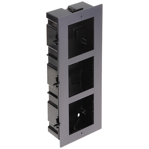 Rama montaj ingropat, 3 module, pentru Interfon modular - HIKVISION DS-KD-ACF3 [3]